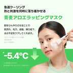 VEGANIFECT（ヴィーガンイフェクト公式） 青麦アロエラッピングマスク80ml（＋スパチュラ付き）