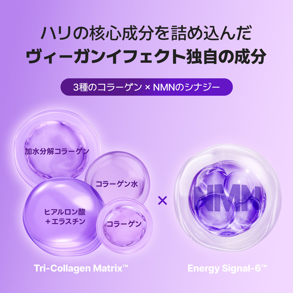 VEGANIFECT（ヴィーガンイフェクト公式） コラーゲンNMNカプセルクリーム50ml